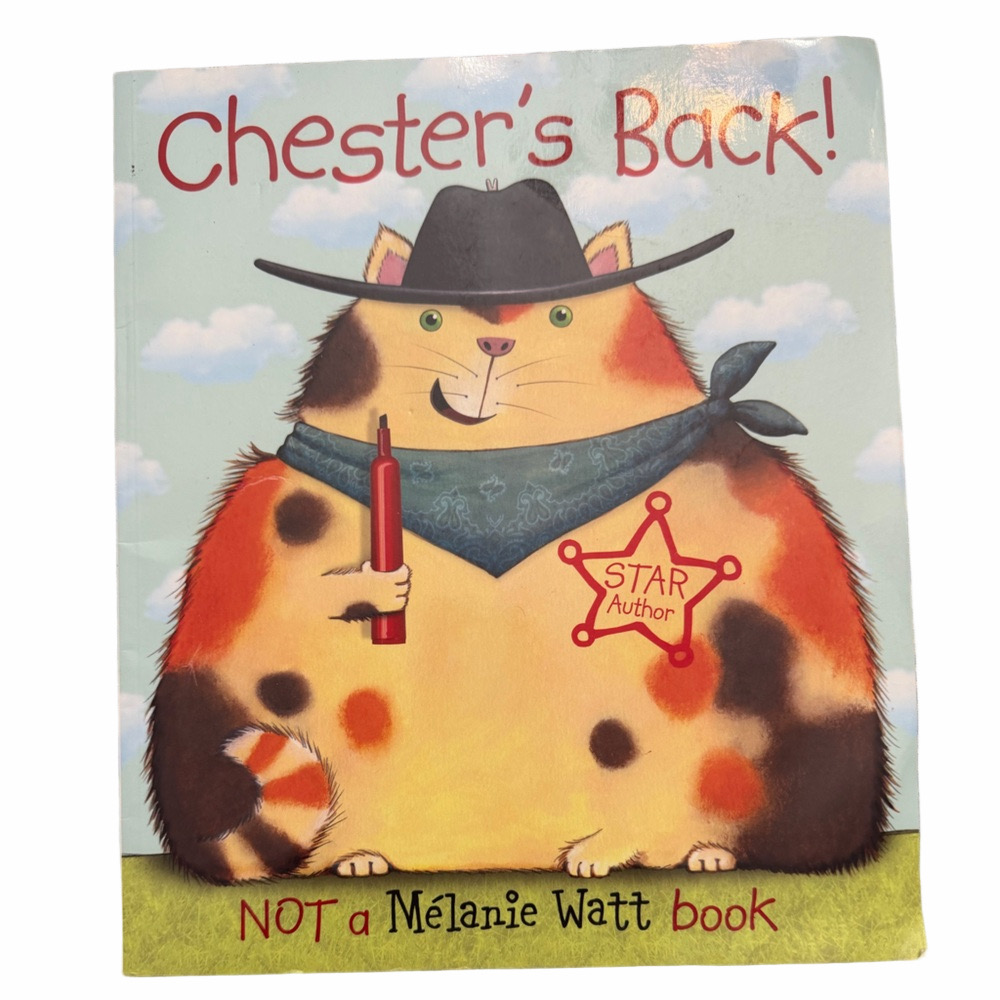 Chester's Back! Children's Funny Humour Large Softcover Read Aloud Book
